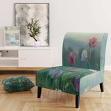 Flower field Floral Farmhouse Accent Chair