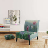 Flower field Floral Farmhouse Accent Chair