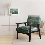 Flower field Floral Farmhouse Accent Chair