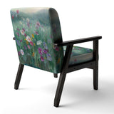 Flower field Floral Farmhouse Accent Chair