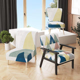 Geometrical Composition Triangles II Modern Accent Chair