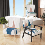 Geometrical Composition Triangles III Modern Accent Chair