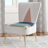 Geometrical Composition Triangles III Modern Accent Chair