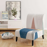 Geometrical Composition Triangles III Modern Accent Chair