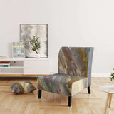 Fire and Ice Minerals IV Farmhouse Accent Chair