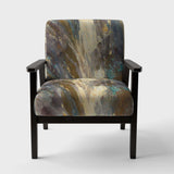 Fire and Ice Minerals IV Farmhouse Accent Chair