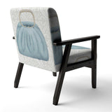 Glam cosmetics Blue Bag Glam Accent Chair