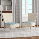 Glam cosmetics Blue Bag Fashion Accent Chair