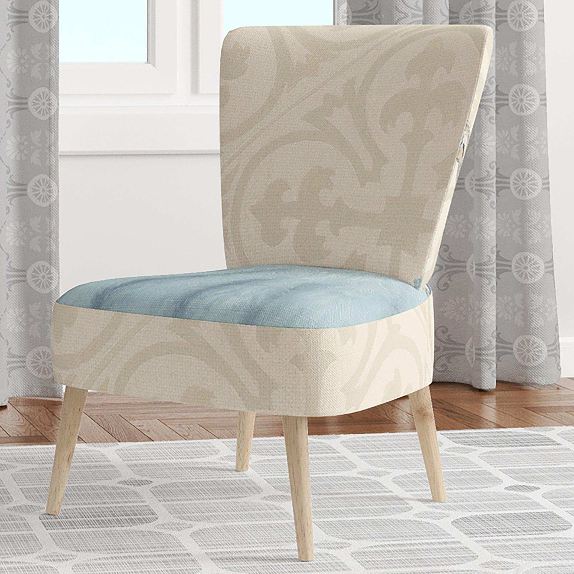 Glam cosmetics Blue Bag Fashion Accent Chair