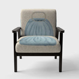Glam cosmetics Blue Bag Fashion Accent Chair