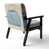 Glam cosmetics Blue Bag Fashion Accent Chair