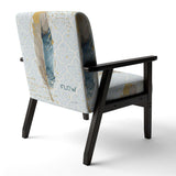 Fields of Gold Watercolor Flower IV Traditional Accent Chair