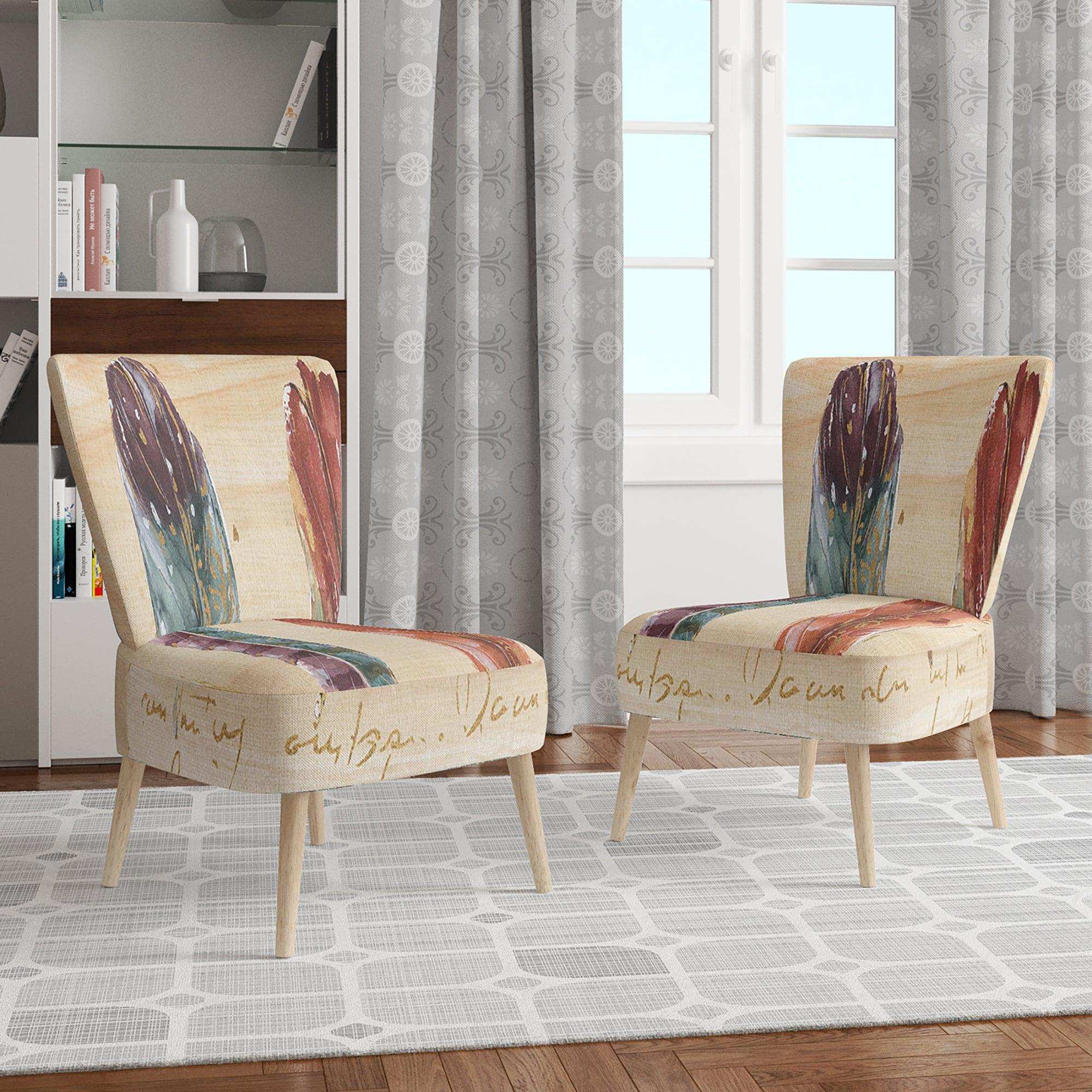 Feathers Cottage Family Lake House Accent Chair
