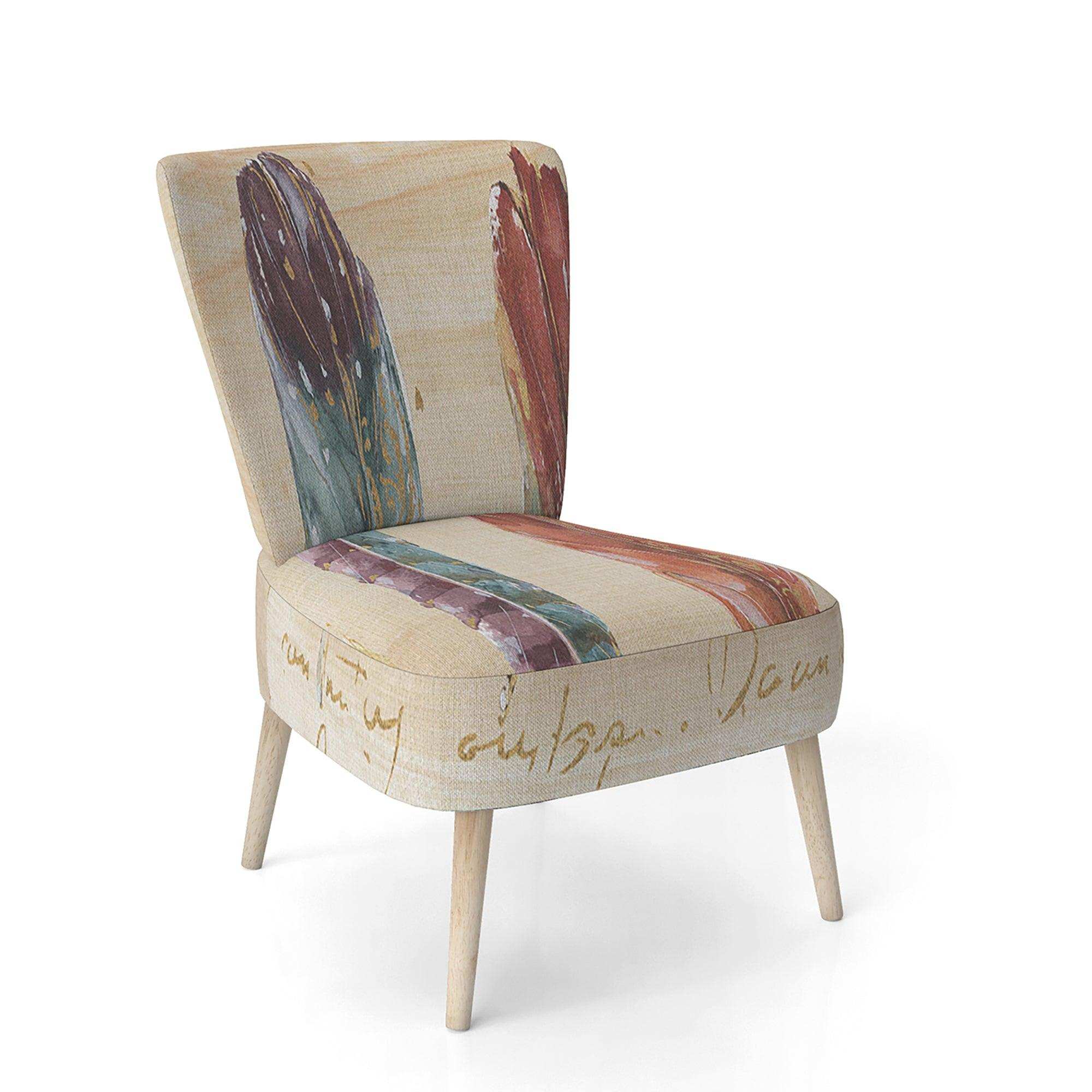 Feathers Cottage Family Lake House Accent Chair