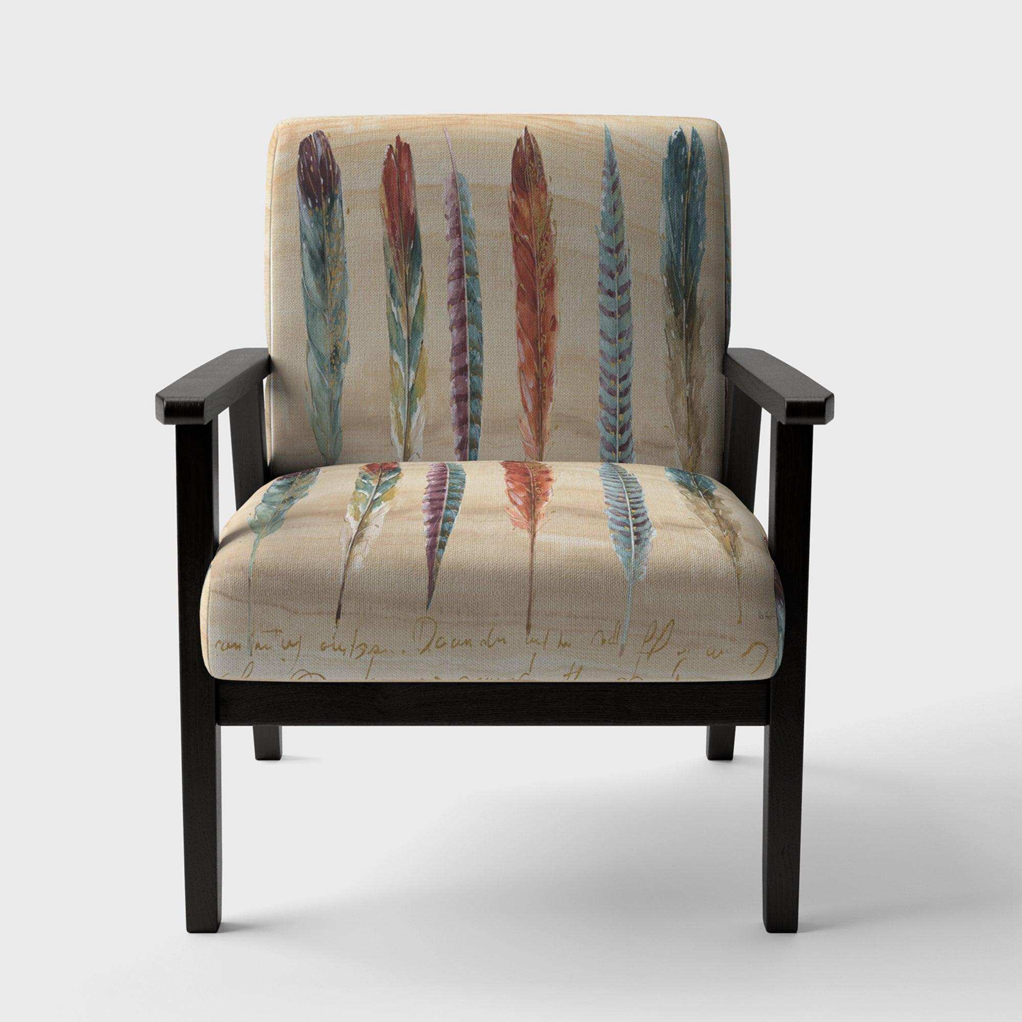 Feathers Cottage Family Lake House Accent Chair
