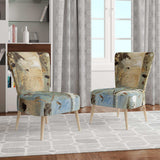 White Birch Forest I Modern Farmhouse Accent Chair