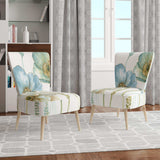 My Greenhouse Cottage Flowers IV Traditional Accent Chair