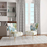 My Greenhouse Cottage Flowers IV Traditional Accent Chair