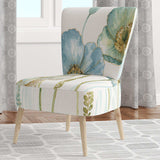 My Greenhouse Cottage Flowers IV Traditional Accent Chair