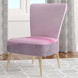 Pink Abstract Watercolor Shabby Chic Accent Chair