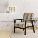 Golden Birch Forest VI Modern Accent Chair