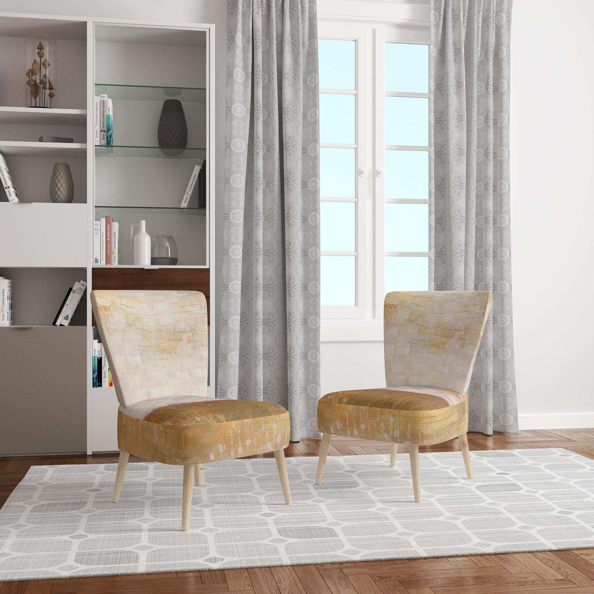 Amber Modern Horizon Mid-Century Accent Chair