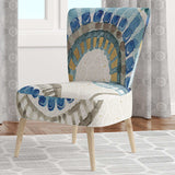 Modern Gold Timetable II Mid-Century Accent Chair