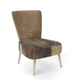 Into the Wild Gold Buffalo Modern Farmhouse Accent Chair