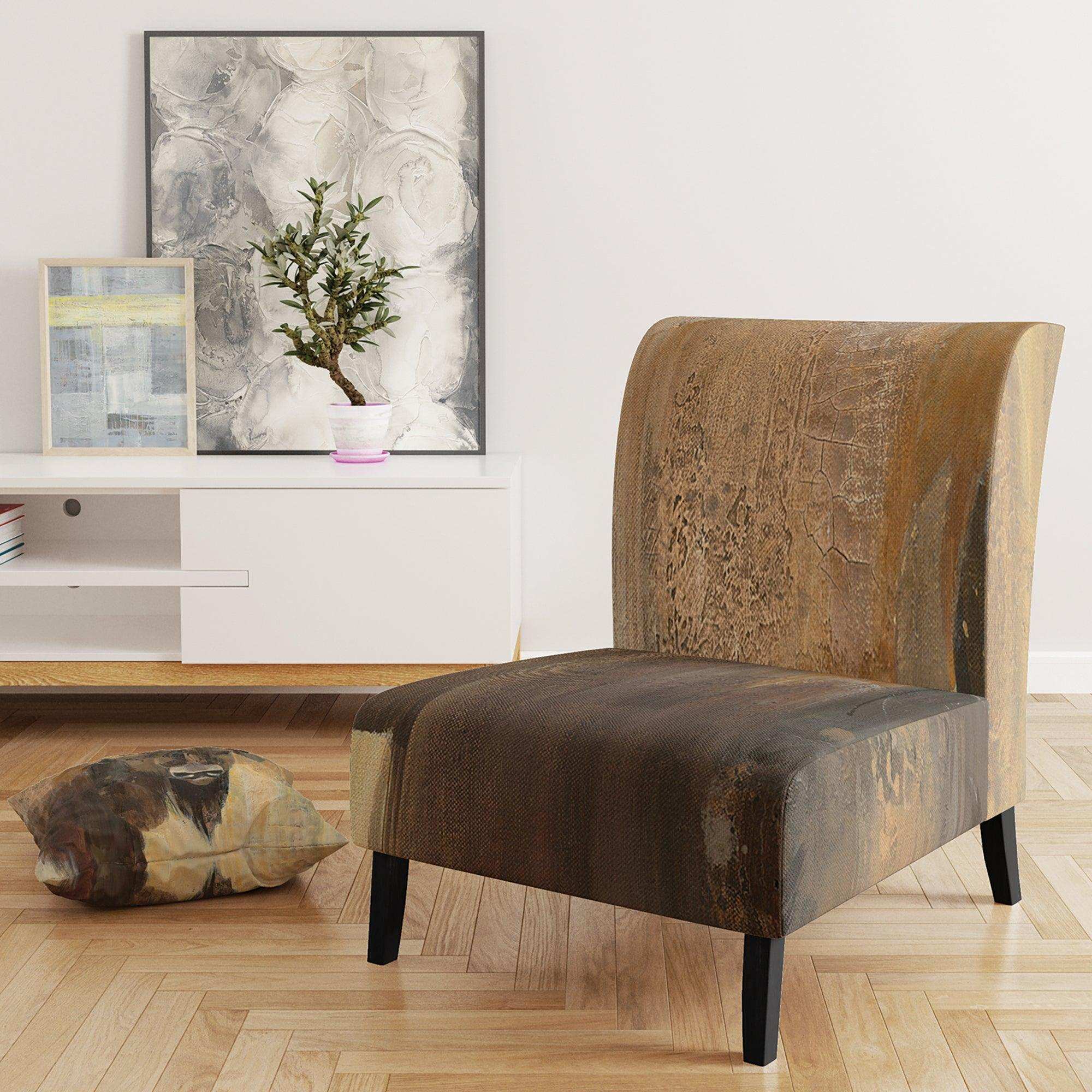 Into the Wild Gold Buffalo Modern Farmhouse Accent Chair