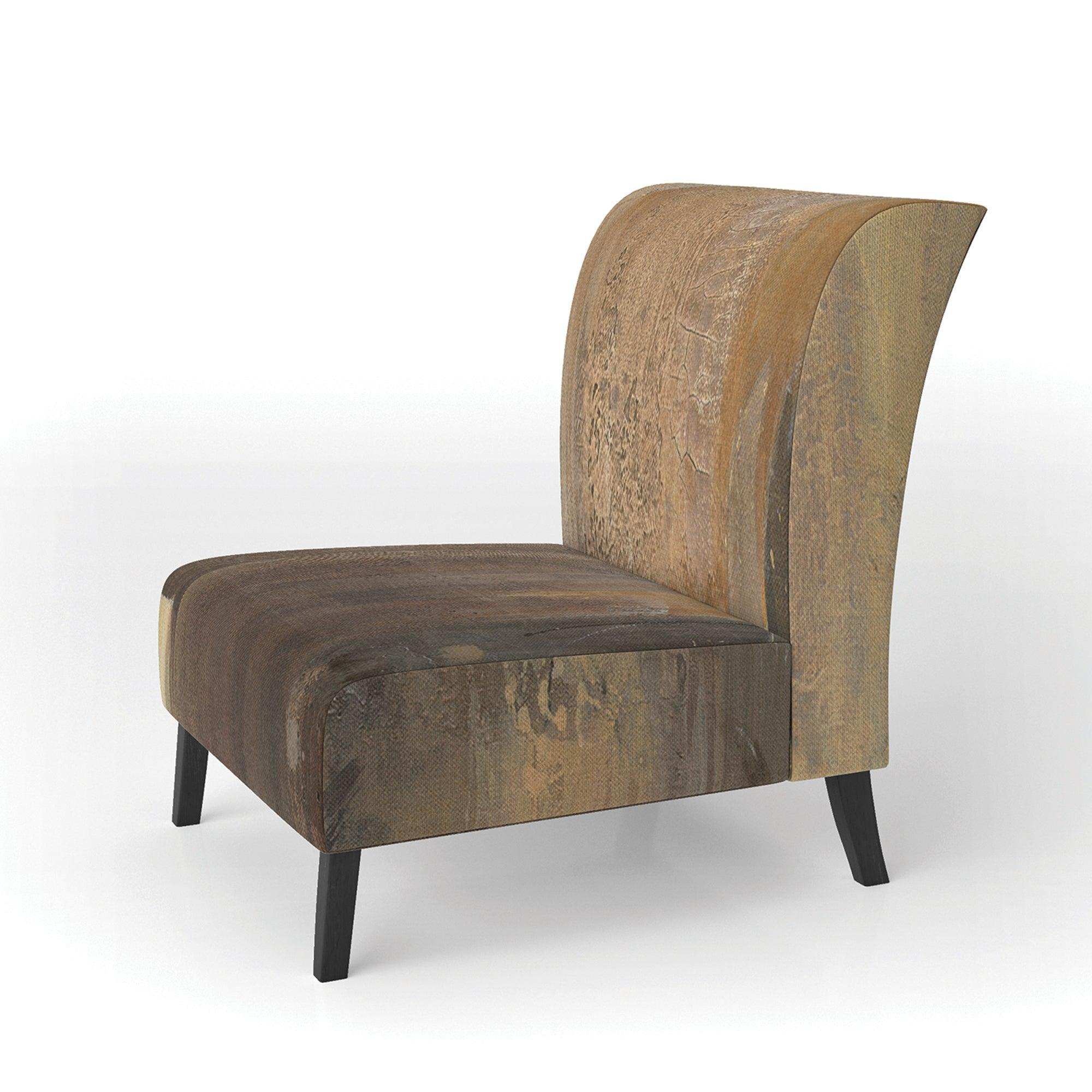 Into the Wild Gold Buffalo Modern Farmhouse Accent Chair