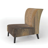 Into the Wild Gold Buffalo Modern Farmhouse Accent Chair
