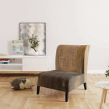 Into the Wild Gold Buffalo Modern Farmhouse Accent Chair