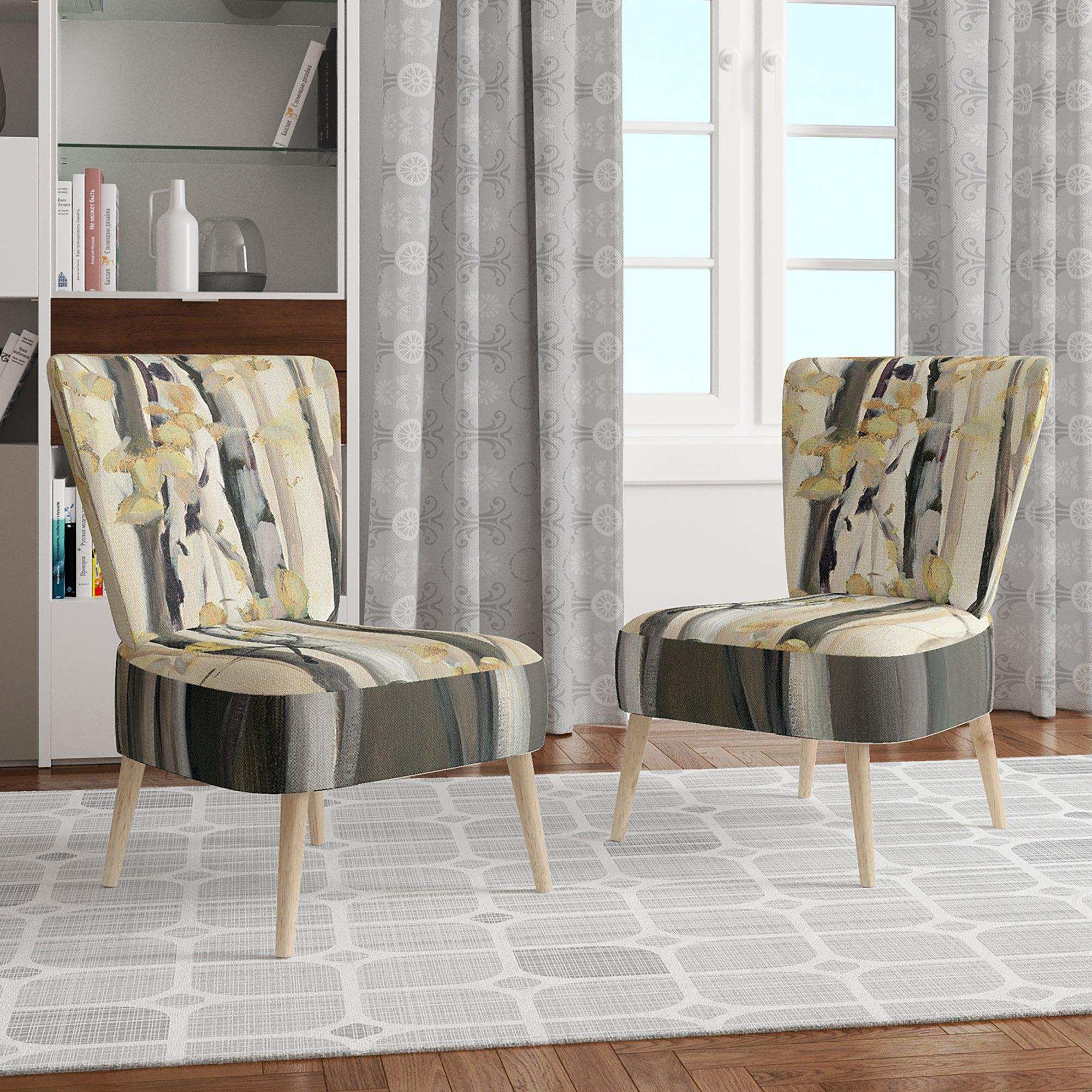 Golden Birch Forest IV Cabin & Lodge Accent Chair