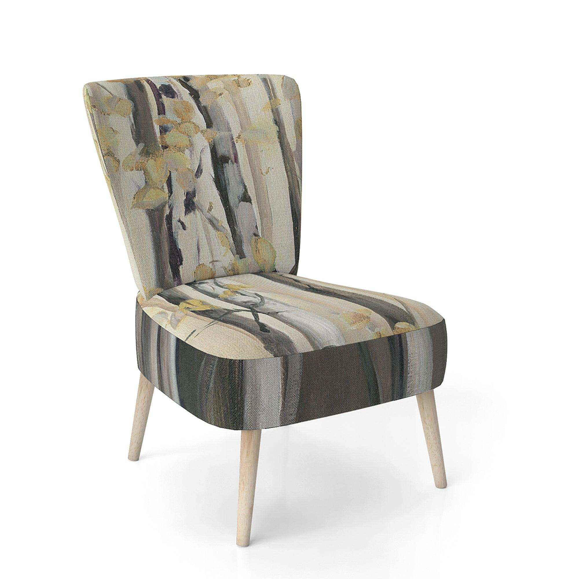 Golden Birch Forest IV Cabin & Lodge Accent Chair