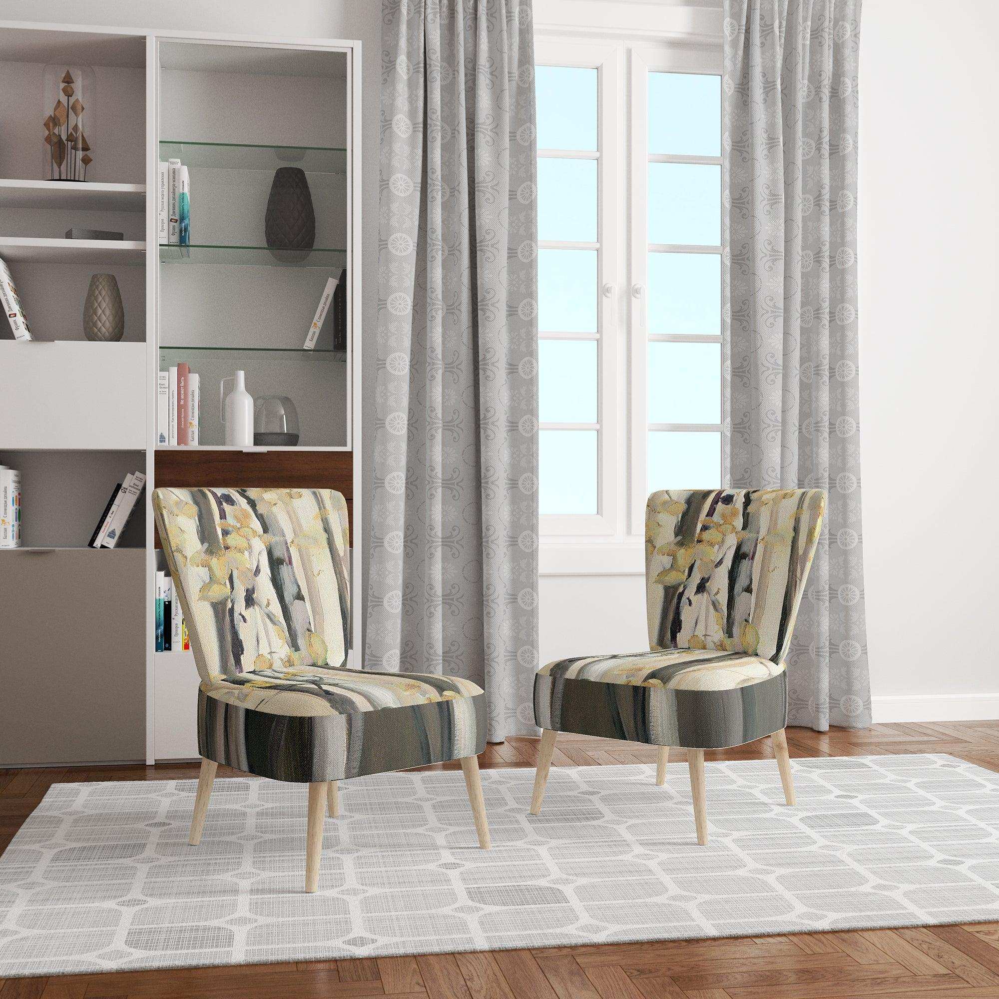 Golden Birch Forest IV Cabin & Lodge Accent Chair