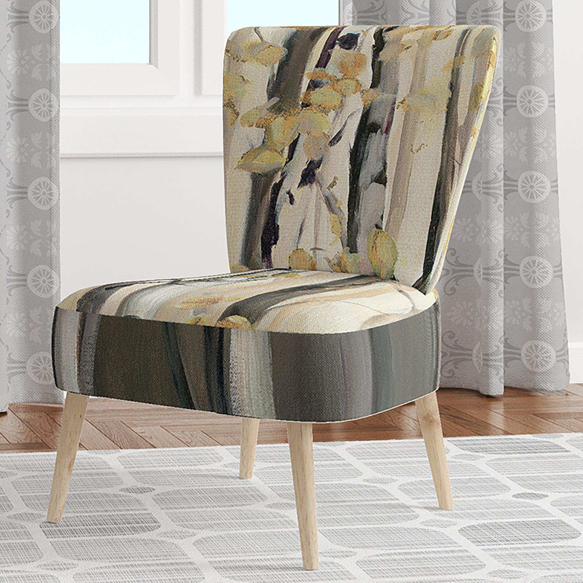 Golden Birch Forest IV Cabin & Lodge Accent Chair