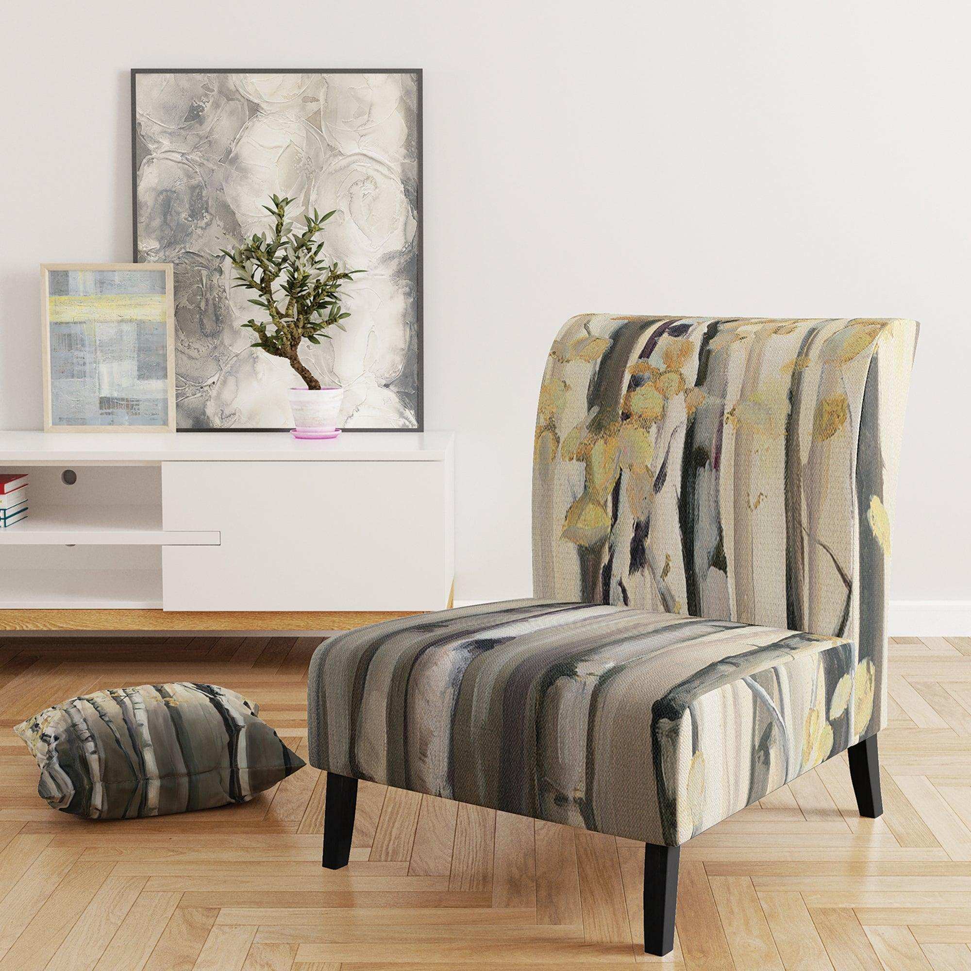 Golden Birch Forest IV Cabin & Lodge Accent Chair