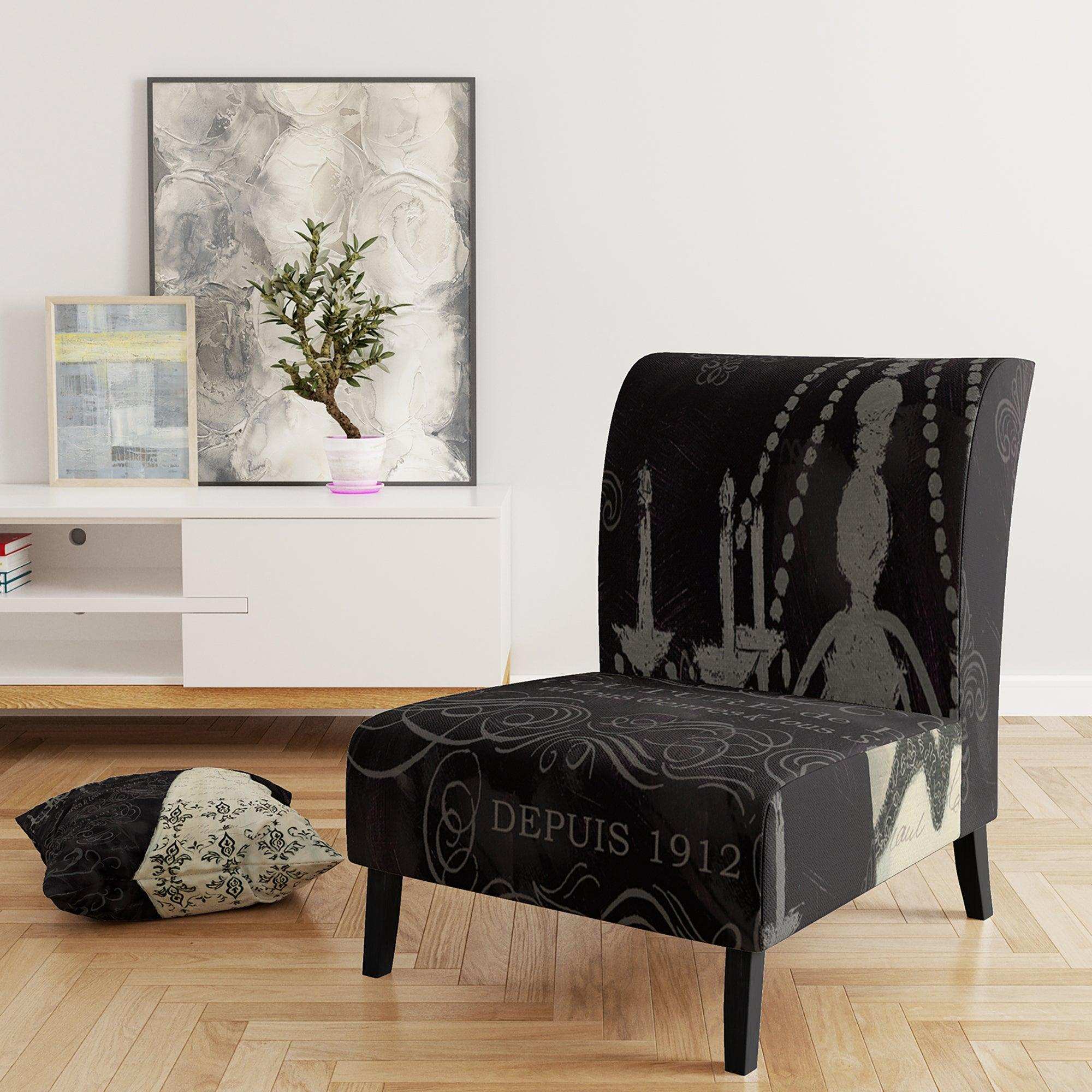 French Couture II Fashion Accent Chair
