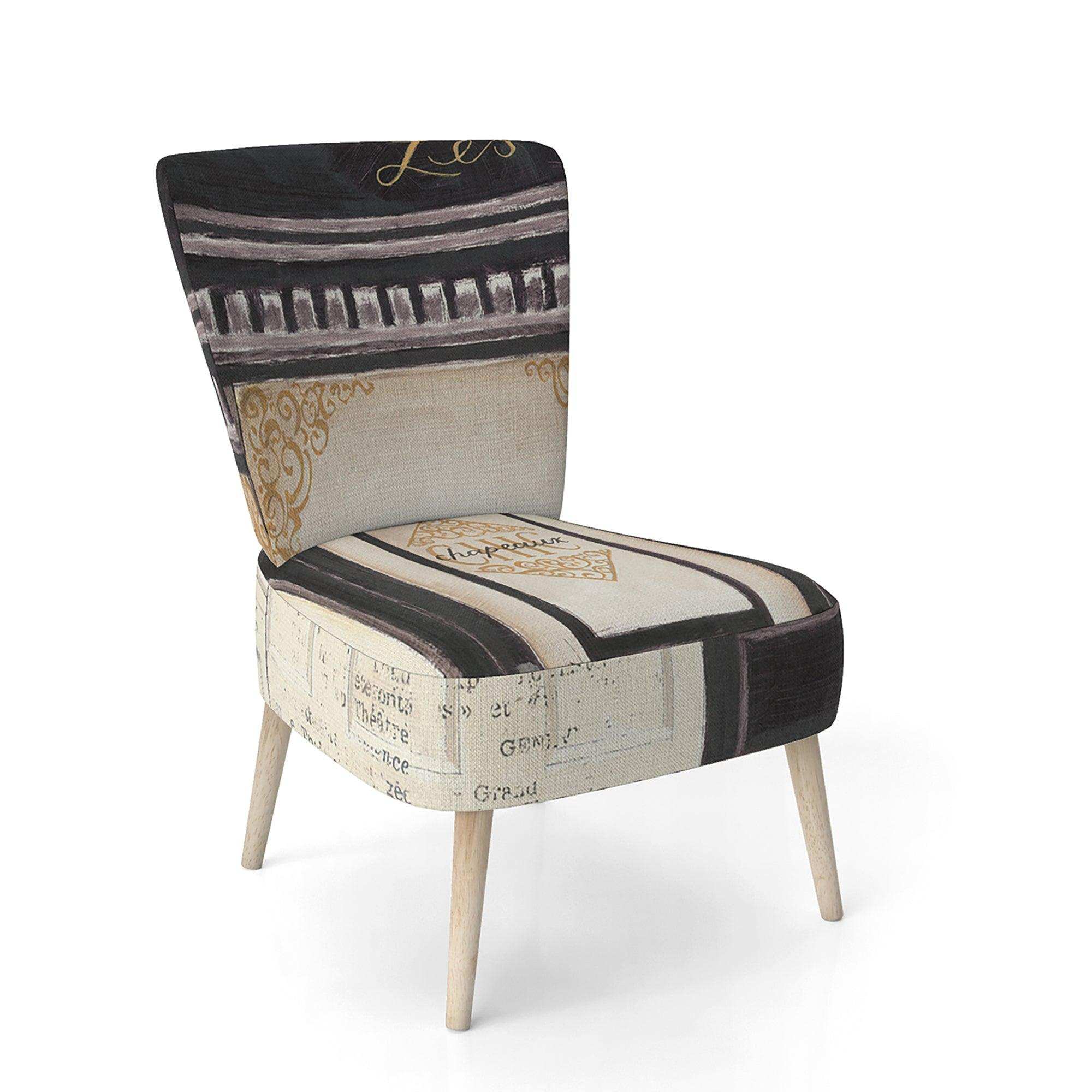 Les Chic Chapeaux French Fashion Fashion Accent Chair