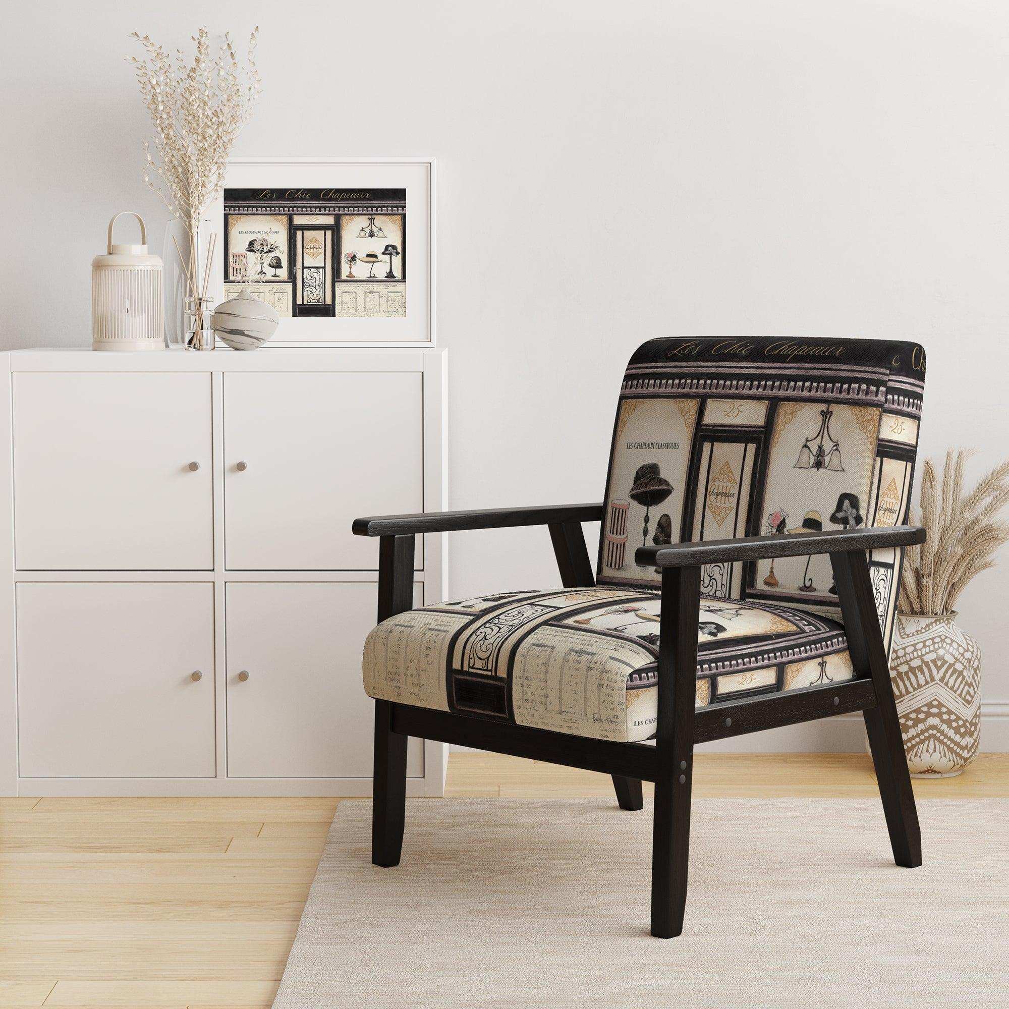 Les Chic Chapeaux French Fashion Fashion Accent Chair