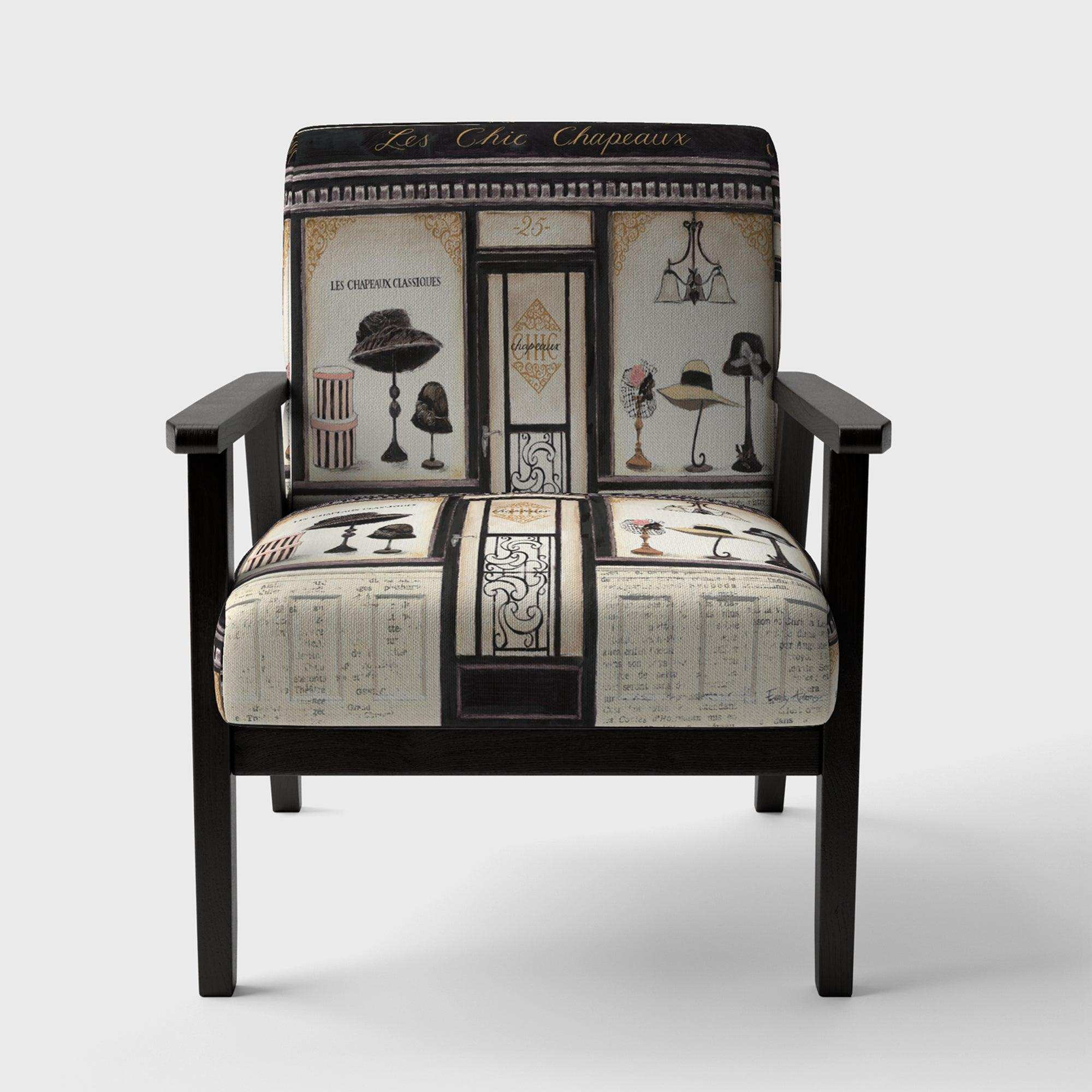 Les Chic Chapeaux French Fashion Fashion Accent Chair