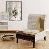 Gold Fashion High Hells III Glam Accent Chair