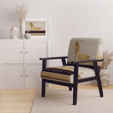 Gold Fashion High Hells III Glam Accent Chair