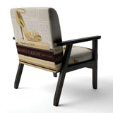 Gold Fashion High Hells III Glam Accent Chair