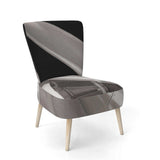 Travel by Air Grey Plane Vintage Transportati Accent Chair