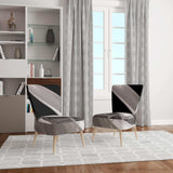 Travel by Air Grey Plane Vintage Transportati Accent Chair