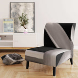 Travel by Air Grey Plane Vintage Transportati Accent Chair