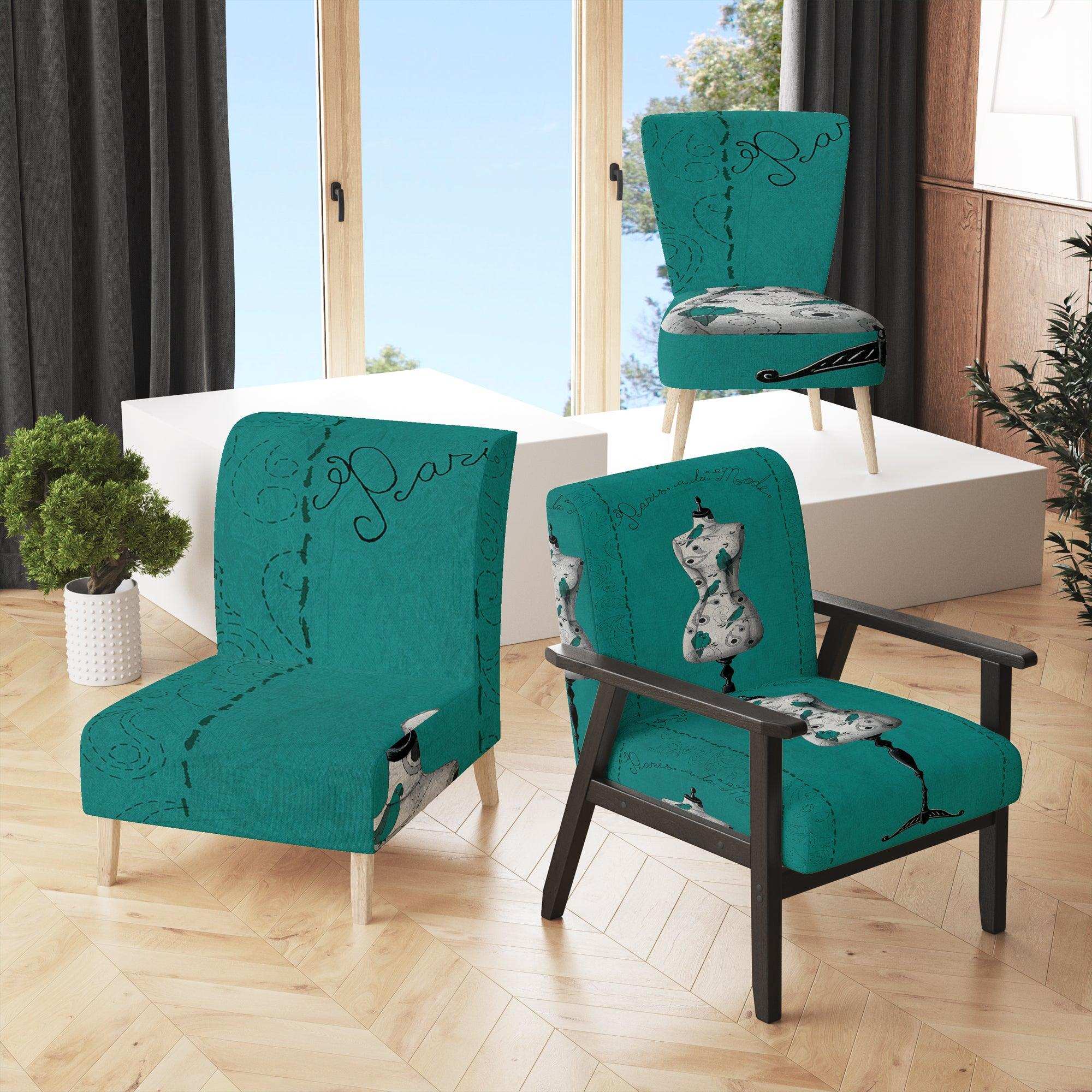 French Couture IV Fashion Accent Chair