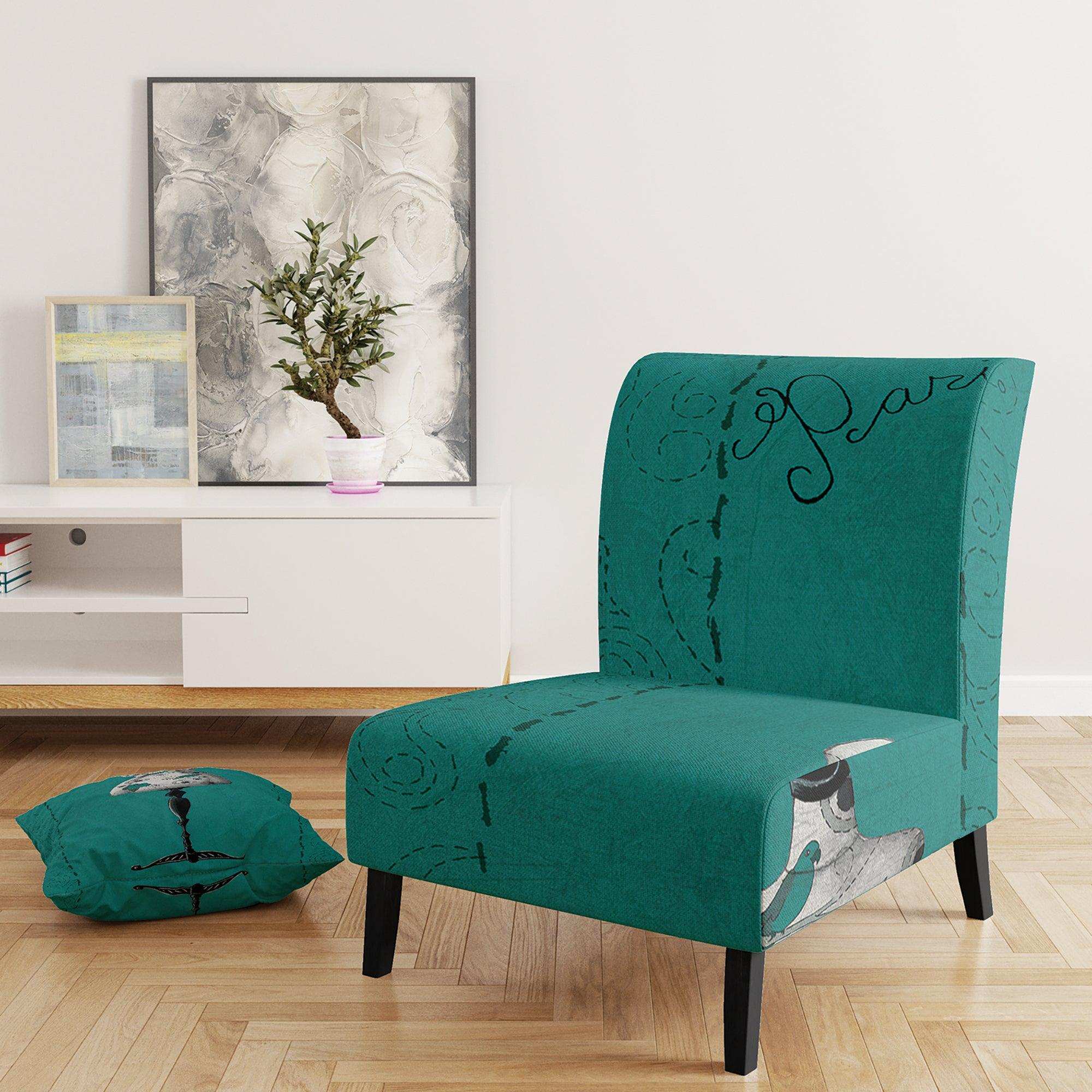French Couture IV Fashion Accent Chair