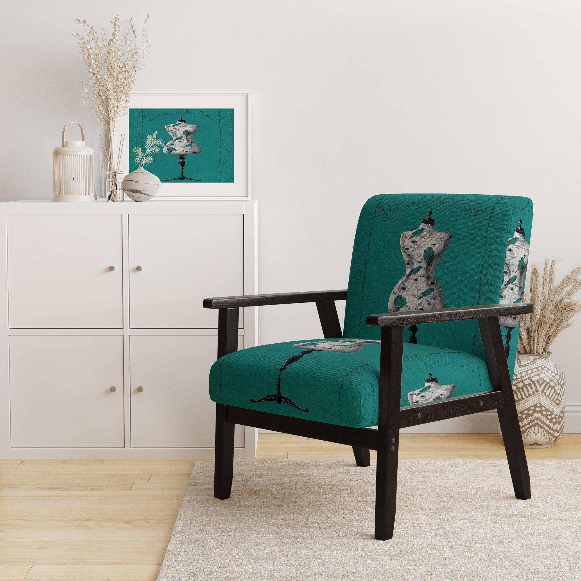 French Couture IV Fashion Accent Chair